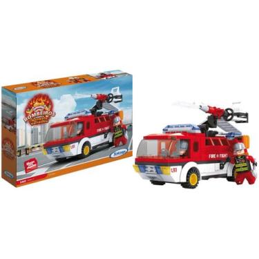 Imagem de Bloco de Montar 192 Peças Bombeiros  - Resgate Terrestre Xalingo