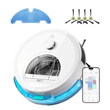 Imagem de Robot Aspirador OKP L6 Aqua con Depósito de Polvo de 450ml, 150 Minuto