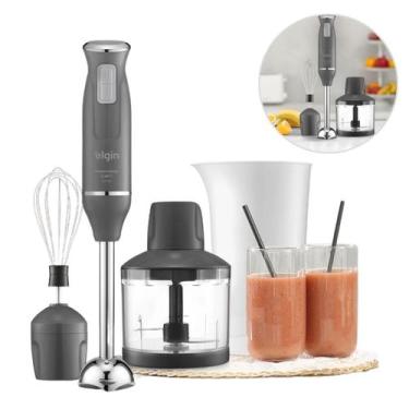 Imagem de Mixer Power Inox Lunar Processador 3 em 1 600W Elgin, 220V