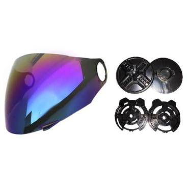 Imagem de Viseira Polivisor Camaleao para Capacete Blade E Mecanismo Botoes Repa
