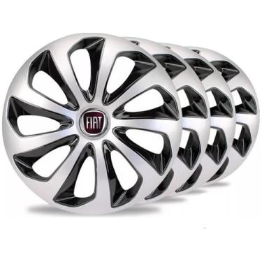 Imagem de Jogo Calota Velox Pto Pta Aro 14 Para Palio Fire 15 16 2017 - Elitte M