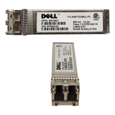 Imagem de Gbic Dell Sfp+ Ftlx8571d3bcl-fc 10gb 850nm 10km 0wtrd1