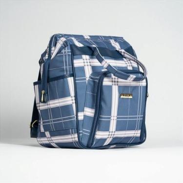 Imagem de Mochila de Maternidade Multifuncional Hug Noruega Azul, Azul