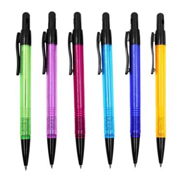 Imagem de Lapiseira Escolar Oem 2.0 Plus 2mm com Apontador de Mina Kit 3 Unidades com Tubos de Grafite Sortido