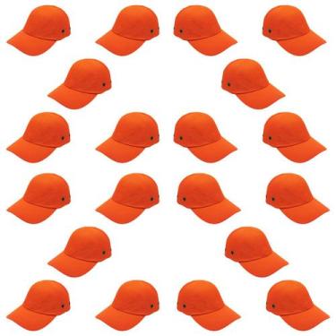 Imagem de Bone com Capacete EPI Kit 20 Uni Obra Seguranca do Trabalho Casquete R