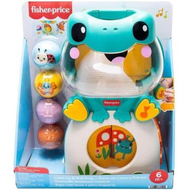 Imagem de Brinquedo Sensorial Sapo Musical Fisher Price Mattel JLB96