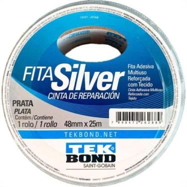 Imagem de Tek Fita Adesiva Silvert 48X25M Prat - TEKBOND