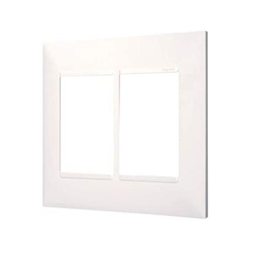 Imagem de PLACA 3 + 3 POSTOS 4X4 BRANCA - PIAL PLUS+ - 618516BC