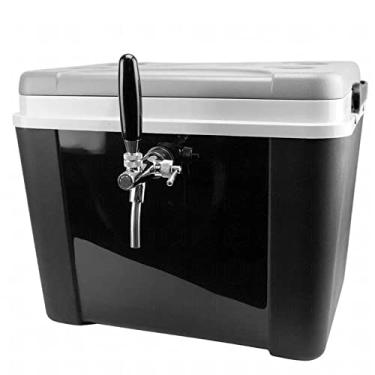 Imagem de Chopeira A Gelo 34L com Torneira Italiana Cromada e Destrave para Barril 5L Preto