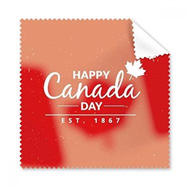 Imagem de Maple Leaf Happy Canada Day 4 de julho, slogan de limpeza, 5 peças