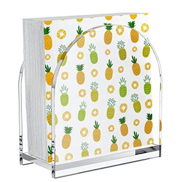Imagem de Suporte de guardanapo MaxGear, suporte de guardanapo de acrílico para mesa de almoço moderno, bandeja de guardanapo decorativa para mesa de jantar e cozinha, 1 pacote