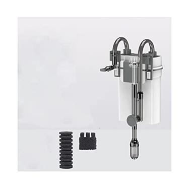 Imagem de ZTBH Bomba de circulação filtro de tanque de peixes aquário, filtro de cachoeira, filtro de circulação pequeno montado na parede durável (cor : XBL-400(L))