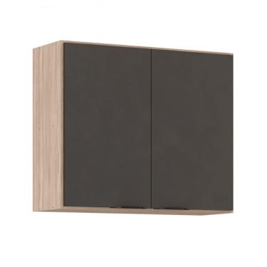 Imagem de Armário Aéreo Firenze 2 Portas Avena e Grafito