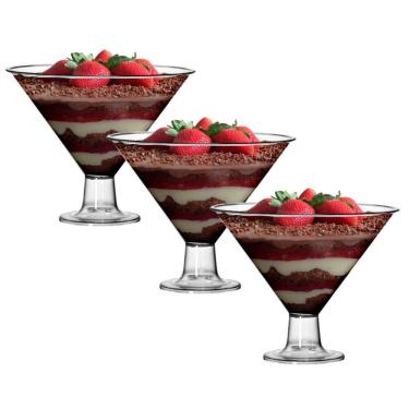 Imagem de Kit 3 Taças De Acrílico Martine Grande