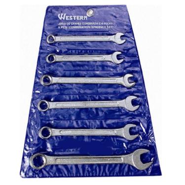 Imagem de Jogo Chave Combinada Aperto Sextavado 6mm - 13mm 6 Peças