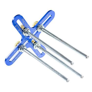 Imagem de Punho unissex de alumínio metálico – Escolha entre preto, prata e azul – Punhos de macaco tamanho 5/8 a 4 polegadas – facilita os punhos de macaco de corda de paraquedas, Azul