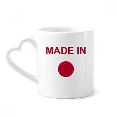 Imagem de Feito no Japão Country Love Caneca café cerâmica copo de coração de vidro