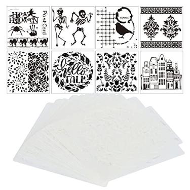 Imagem de Molde DIY, modelo de mandala PET material para decoração de parede para pintura em tecido para crianças para estudantes