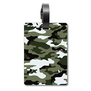 Imagem de Camuflagem Line Art Grain Ilustration Pattern Bagagem Etiqueta Bagagem Etiqueta Scutcheon Etiqueta