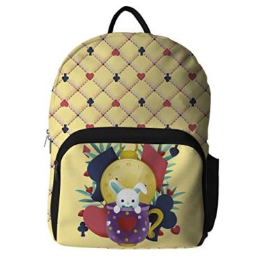 Imagem de Mochila Feminina Moderna Estampada Alice Bege
