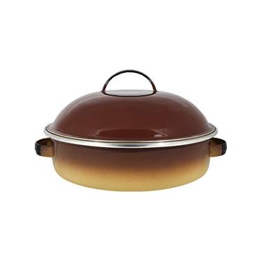 Imagem de Fritadeira 26 Esmaltada Marrom degradê - 4000 ml - Ewel 292001