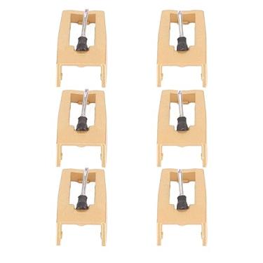 Imagem de Agulha de Toca-discos de 6 Pacotes, Substituição de Caneta de Plataforma Giratória de Agulha para Corsley NP1 NP6 Stylu, para Victrola, para Crosley, para ION, para Boytone, para