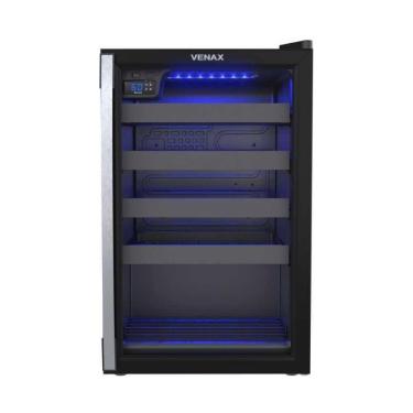 Imagem de Adega Piubella 100 Para 24 Garrafas 82 Litros Preto 220v - Venax