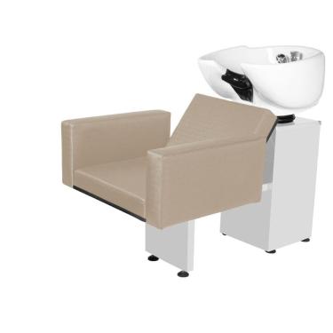 Imagem de Lavatório Salão de Beleza Evidence Liso Branco Pérola