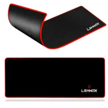 Imagem de Mousepad Grande 90X30 Gamer Qualidade Rápido Black Premium - Lehmox