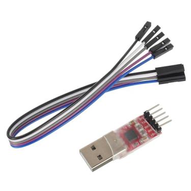 Imagem de HUAREW Módulo CP2102 USB 2.0 para TTL Serial Conversor Módulo Adaptador Downloader com Fios Jumper (1 peça)