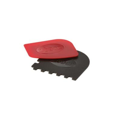 Imagem de Lodge Raspador de grelha SCRAPERCOMBO, 2 unidades, vermelho/preto