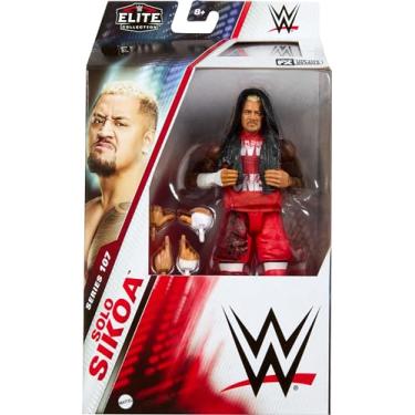 Imagem de Mattel WWE Elite Action Figure & Accessories, 6-inch Collectible Solo Sikoa with 25 Articulation Points, Life-Like Look & Swappable Hands
