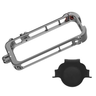 Imagem de Acessórios de câmera de ação aviação liga de alumínio gaiola protetora placa de cobertura para câmera de ação panorâmica Insta360 X4