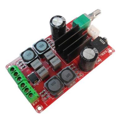 Imagem de Placa Amplificador 2.0 50+50 = 100w Rms Classe D Caixa Ativa - Brasil 