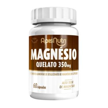 Imagem de Suplemento Mineral de Magnésio 350mg 60 Cáps. Apisnutri - SV