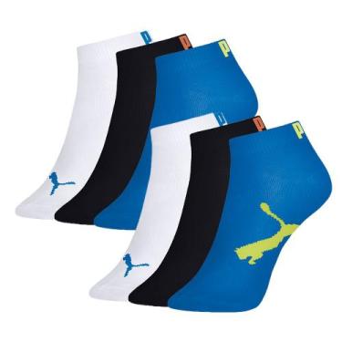 Imagem de 6 Pares De Meias Unissex Infantil Modelo Sapatilha Em Algodão Cotton -