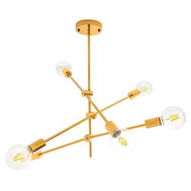 Imagem de Lustre Pendente Sputnik Ipanema Moderno Iluminação Luminária de Teto S