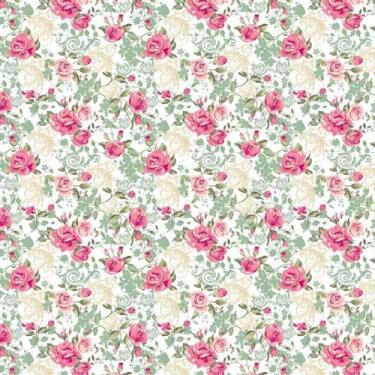 Imagem de Papel De Parede Rosas Vermelhas Adesivo Sala E Quarto Casal - LRP