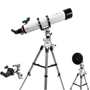 Imagem de Telescópio Refrator 120/900mm Aries Potência Ampliação Observação Astr