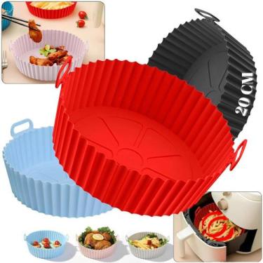 Imagem de Forma Silicone Air Fryer Reutilizavel Protetor Microondas - Air Fry Ai