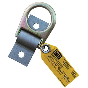 Imagem de 3M Anel D DBI-SALA 2101634 (banhado a cádmio) com placa de ancoragem (aço cru), prata/ouro