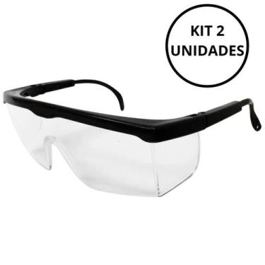 Imagem de Kit C/ 2 Óculos Proteção Imperial c/ Ajuste INCOLOR CA 28018 - Ferreir