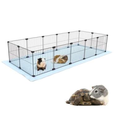 Imagem de Cercado Aramado Porquinho da Índia 60x150 Cm Malha Estreita 2,5x15cm c