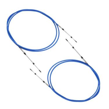 Imagem de Jecoupoon 3300/33C Cabo de caixa de controle remoto de mudança de acelerador marítimo para sistema de direção de motor de barco motor de popa 8FT 13FT 15FT 20FT 30FT 30FT (12FT,2PCS)