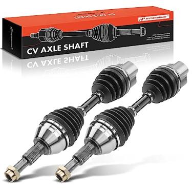 Imagem de A-Premium Par (2) Conjunto de eixo homocinético dianteiro compatível com Chevrolet Classic, Malibu e Oldsmobile Alero, Cutlass & Pontiac G6, Grand Am & Saturn Aura, lado do motorista e do passageiro