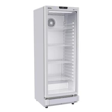 Imagem de Refrigerador Expositor Vertical EOS 231 Litros Eco Gelo Digital Branco EEV210B 110V