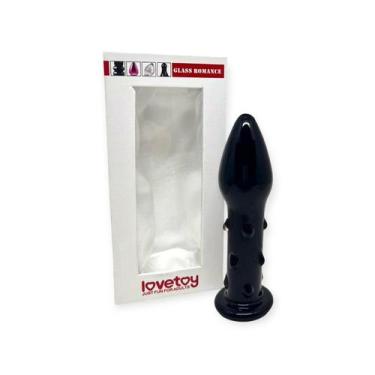 Imagem de Plug Anal de Vidro 13,9cm Lovetoy Glass Romance Preto - Lovetoy, Preto