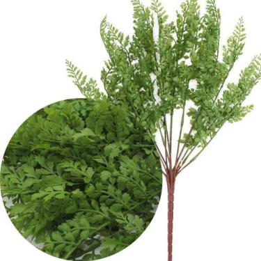 Imagem de 6 Ramos Salsinha Artificial Flor Plantas Com 13 Galhos 46cm - Gici Chr