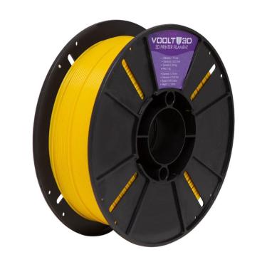 Imagem de Filamento Para Impressora 3D - ABS Amarelo - 1Kg - 1,75mm - Voolt3D