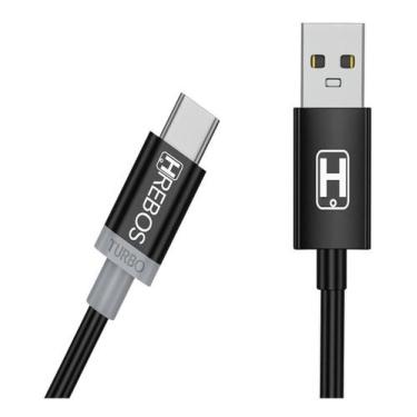 Imagem de Cabo Carregador Tipo C Turbo Compatível Samsung S20 E S20 Fe - HREBOS